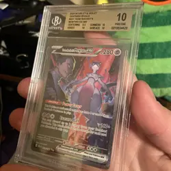 Pokemon Team Rockets Mewtwo EX 231/182 SIR Destined Rivals BGS 10 Pristine - Image 2