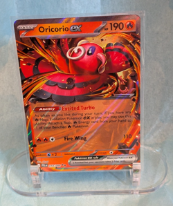 Oricorio EX #018/094 (Phantasmal Flames) Me02/PFL Pokemon (Double Rare) Holo NM - Image 1