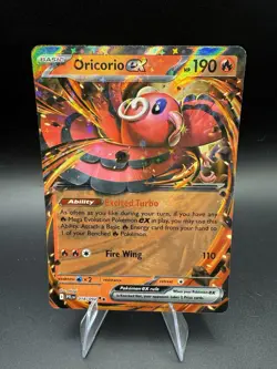 Pokemon TCG Oriocorio Ex 018/094 Phantasmal Flames Double Rare Pack Fresh - NM - Image 1