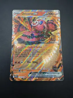 Pokemon TCG Oriocorio Ex 018/094 Phantasmal Flames Double Rare Pack Fresh - NM - Image 4