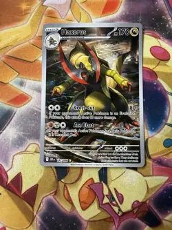 Pokemon TCG Haxorus 147/086 Black Bolt Illustration Rare NM - Image 1
