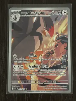 Pokemon Larry's Staraptor 249/217 ASC EN Stage 2 150 HP English - Image 1