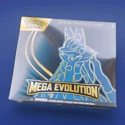Pokemon TCG Mega Evolution Base Set Lucario Elite Trainer Box SEALED ETB - Image 1