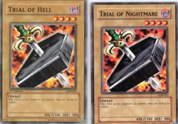 Trial of Hell Common 1st Edition & Trial of Nightmare Unlimited Combo LOB-012 NM - Image 1