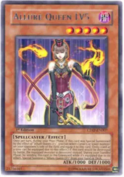Allure Queen LV5 - CDIP-EN007 - Rare - 1st Edition - Lightly Played - Image 1
