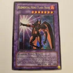 YuGiOh Elemental Hero Flare Neos POTD-EN032 Ultra Rare 1st Edition - Image 1