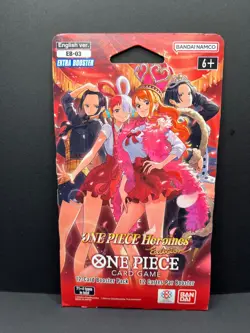 Bandai Namco ONE PIECE TCG Factorty Sealed Heroines Sleeved Booster Pack English - Image 1