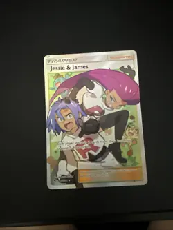 Pokemon TCG Jessie & James Trainer Full Art Ultra Rare Card 68/68 Hidden Fates - Image 1