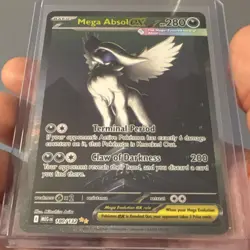 Pokemon Mega Absol EX 180/132 Special Illustration Rare Holo Full Art Me01 Card - Image 1
