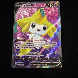 Pokemon Jirachi V Ultra Rare Full Art Holo 170/189 Astral Radiance Card - Image 1