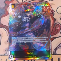 Bandai Sabo SEC Alternate Art Special Holo Character Card OP07-118 One Piece CCG - Image 1