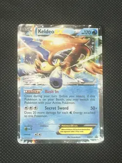 Keldeo EX BW61 Black & White Promo Holo Pokemon TCG Card - Image 1