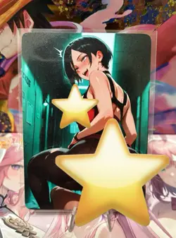 Matte Beautiful Waifu Handmade Card Goddess Story CCG Anime Double Sided - Image 1