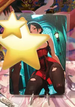 Matte Beautiful Waifu Handmade Card Goddess Story CCG Anime Double Sided - Image 2
