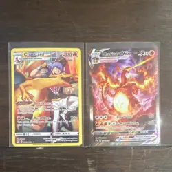 Pokemon Charizard, Charizard VMAX Sword & Shield Holo Lot (2 cards) - Image 1