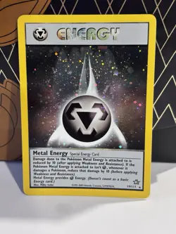 Pokemon Neo Genesis TCG Metal Energy 19/111 Holo Unlimited Rare Card NM - Image 1