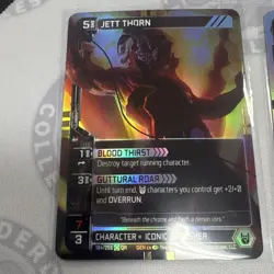Genesis GEN EN Foil Character Cards Jett Thorn, A-Z Luxureon Lot (2) - Image 2