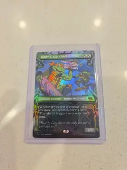 Mikey & Leo, Chaos & Order (Showcase) Foil Teenage Mutant Ninja Turtles - MTG - Image 1
