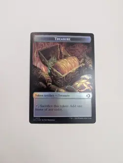 MTG - Treasure 0010/Kithkin 0007 Token (Foil) - Lorwyn Eclipsed NM/M Condition - Image 1