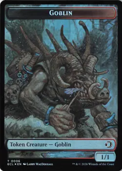 Faerie Goblin FOIL Double-Sided Token - Lorwyn Eclipsed (ECL) - Image 1