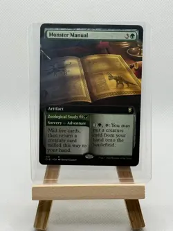 1x Monster Manual - Extended Art - NM MTG CLB - Battle For Baldur's Gate 591 - Image 1