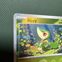 Snivy Pokeball Reverse Holo Black Bolt 001/086 English Pokemon TCG Card NM - Image 4