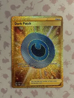 Pokemon TCG Dark Patch-Lost Origin 216/196 Secret Rare Gold - Image 1