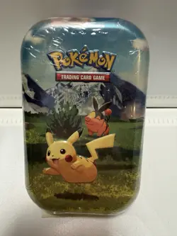 Pokemon Mega Evolution Ascended Heroes Pikachu & Tepig Mini Tin New Sealed - Image 1