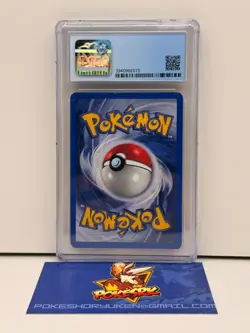 Pokemon 2000 CGC 7 Gym Heroes Unlimited Rocket's Moltres Holo 12/132 Chip Case - Image 2