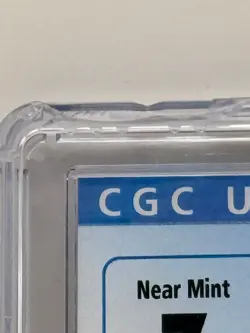 Pokemon 2000 CGC 7 Gym Heroes Unlimited Rocket's Moltres Holo 12/132 Chip Case - Image 3