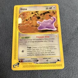 Pokemon TCG Ditto Skyridge 51/144 Regular Common Vintage WOTC English NM - Image 2