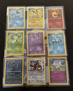 Pokemon BW Black Star Eeveelutions Promo Set + Sylveon LP - Image 1