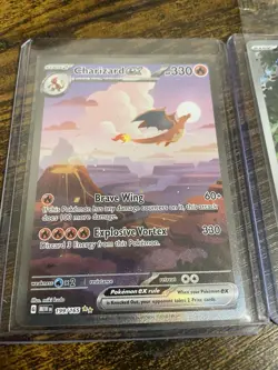 Pokemon 151 Charizard EX 199/165 MEWEN & Charmander Promo 044 SVPEN - Image 2