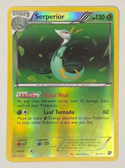 Pokemon TCG - Serperior, 6/114, Reverse Holo, Black and White - Image 1