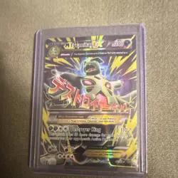 Pokemon M Tyranitar EX 92/98 XY Ancient Origins Ultra Rare Full Art Holo 240 HP - Image 1