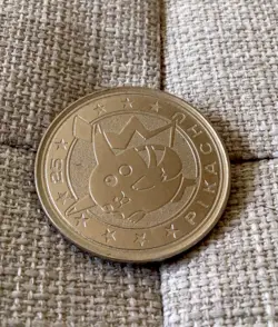 Pokemon 2000 Wizards Nintendo Pikachu Number 25 Metal Coin FREE SHIPPING - Image 1