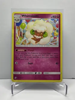 Pokemon Whimsicott 144/236 Unified Minds Sun & Moon RARE - Image 1