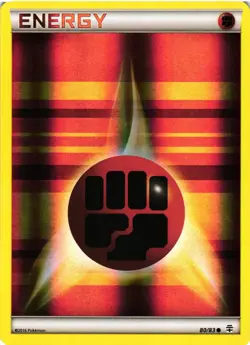 Pokemon TCG Fighting Energy 80/83 Reverse Holo Generations VLP - Image 1