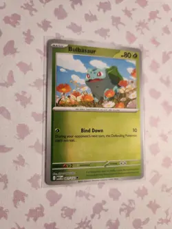 Bulbasaur 001/132 Reverse Holo ME01: Mega Evolution Pokemon TCG - Image 2