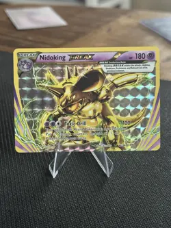 👑 Pokemon TCG Nidoking BREAK XY Evolutions 46/108 Ultra Rare Holo MINT 👑 - Image 1