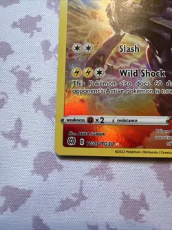 Pokemon Zekrom Sword & Shield Brilliant Stars Trainer Gallery Ultra Rare TG05 NM - Image 2