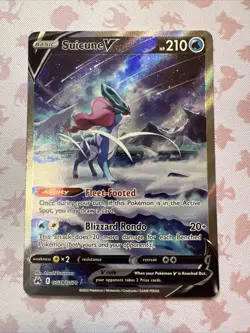 Suicune V GG38/GG70 Pokemon TCG Crown Zenith: Galarian Gallery Holo NM - Image 1