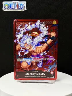 One Piece Card Game 🏴‍☠ST21 - 001 Monkey.D.Luffy "Leader" NM Alt Art Foil ENG - Image 1