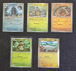 Pokemon Black Bolt Master/Pokeball Set (5 Cards) Carracosta Masterball - Image 1