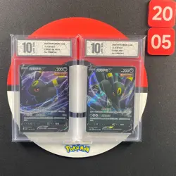 2pcs Pokemon Chinese card Umbreon V CBB2C 06 13/15 CS4aC-084 Grade10 - Image 1