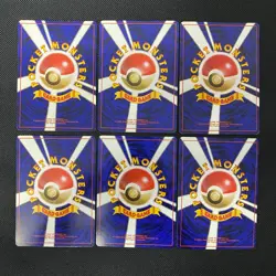 Jungle 1997 Normal Card Set of 6 Japanese Pokemon Card Old Back s007402 - Image 2
