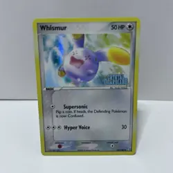 Pokemon Whismur 69/100 Reverse Holo Card TCG - EX Crystal Guardians - 50 HP - Image 1