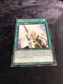 Pendulum Rising CROS-EN064 Yu-Gi-Oh! Card Light Play 1st Edition - Image 1