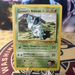 Giovanni's Nidoran 75/132 Gym Challenge Pokemon TCG Trading Card - Image 1