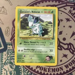 Giovanni's Nidoran 75/132 Gym Challenge Pokemon TCG Trading Card - Image 3